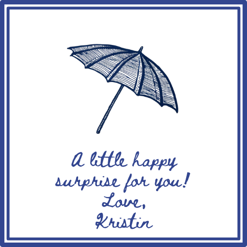 Mimi Paper Sticker - Beach Umbrella