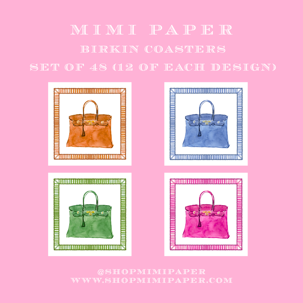 Mimi Paper Coasters - Birkins