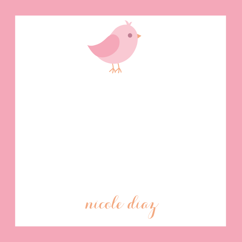 Mimi Paper Sticker - Baby Chick