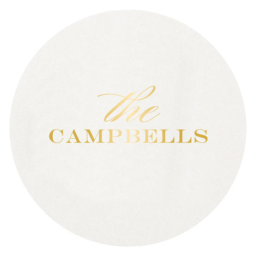 Letterpress Coaster - M128