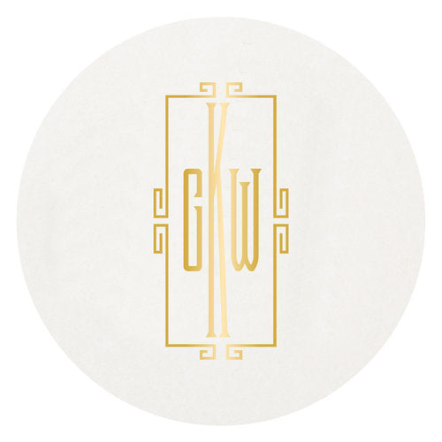 Letterpress Coaster - M153