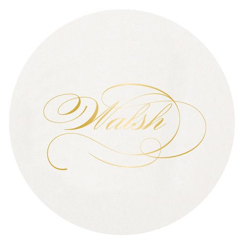 Letterpress Coaster - M30