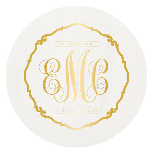 Letterpress Coaster - Traditional