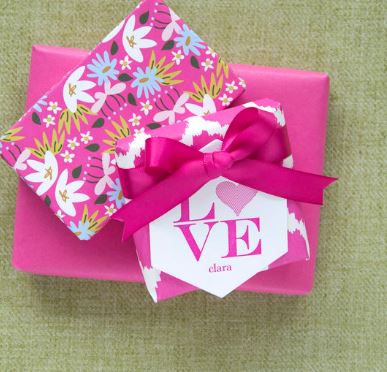 Letterpress Tag - T2 LOVE