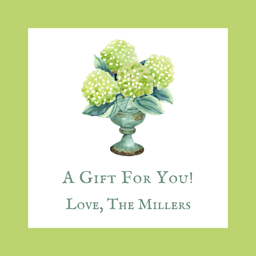Mimi Paper Sticker -Hydrangea Arrangement