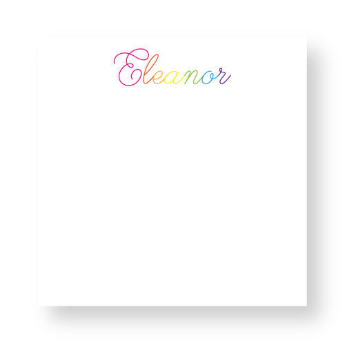 Notepad Rainbow Script
