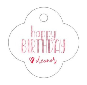 Letterpress Tag - T386