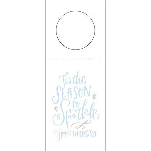 Letterpress Wine Tag - W412