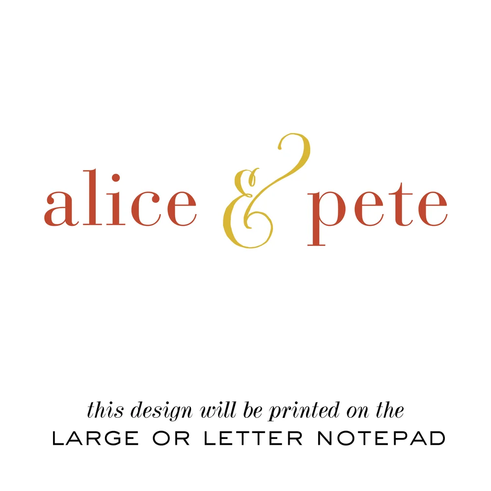Set of Notepads - Partner Pairs 1