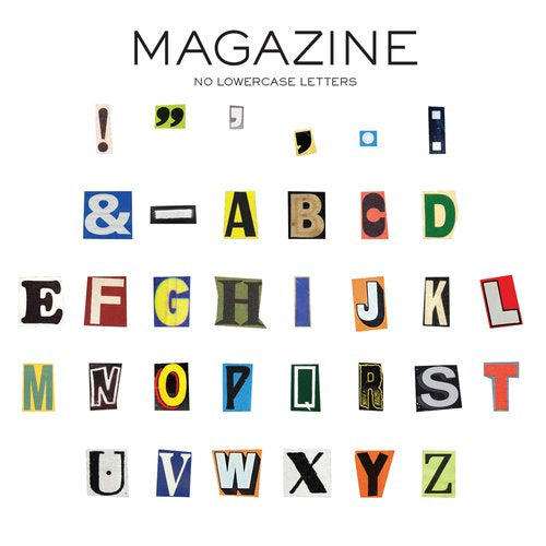 HP Notepad Magazine Cutout Letters