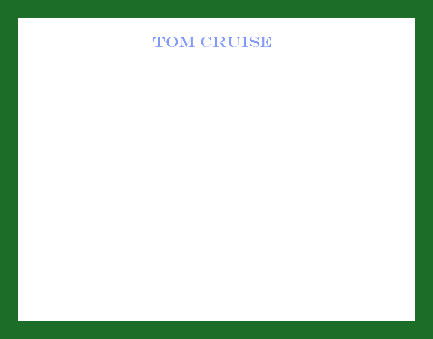 Mimi Paper Flat Note Personalized - Block Name