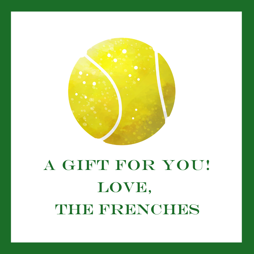 Mimi Paper Sticker - Tennis Ball