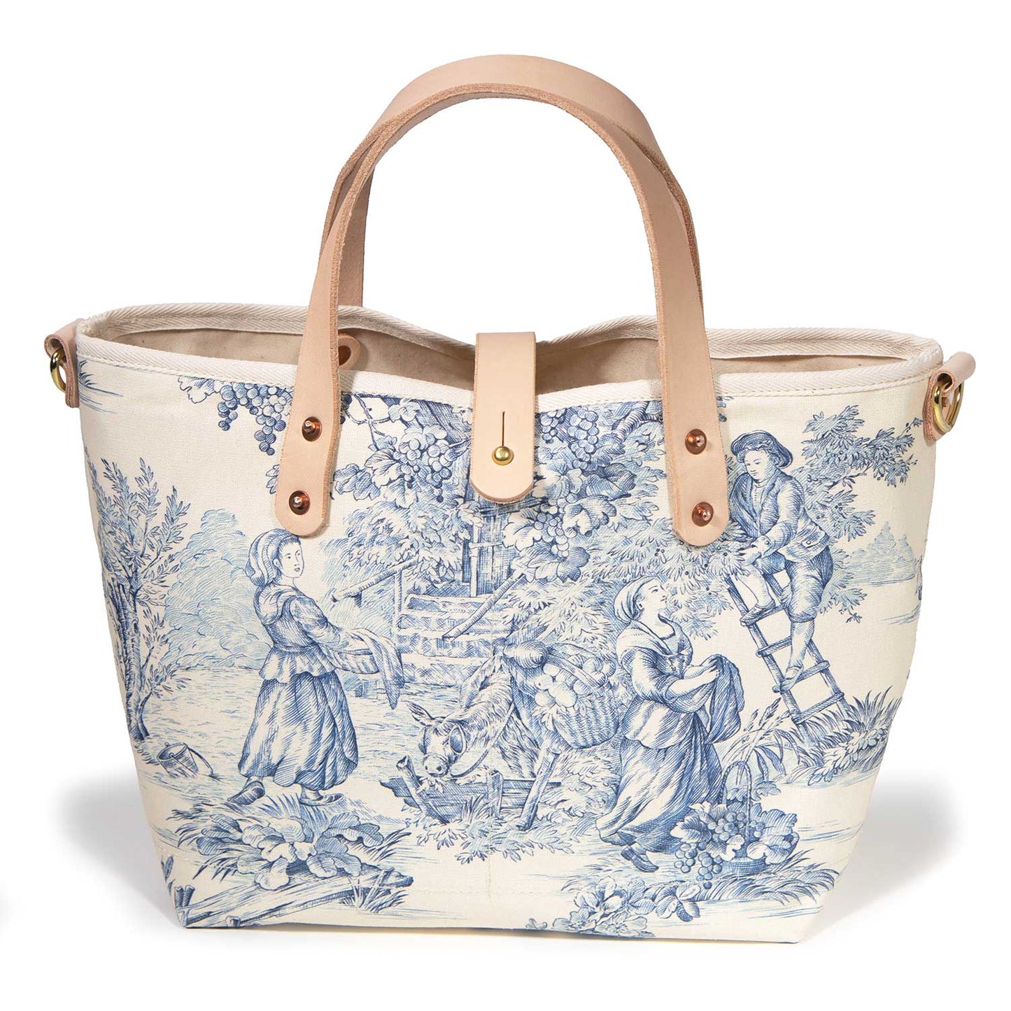 All Day Mini Tote - Delftware Toile