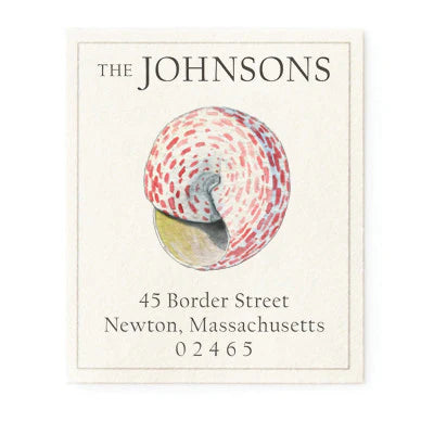 Return Address Label - Turban Shell