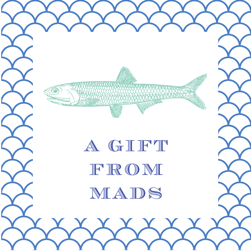 Mimi Paper Sticker - Fish and Scales