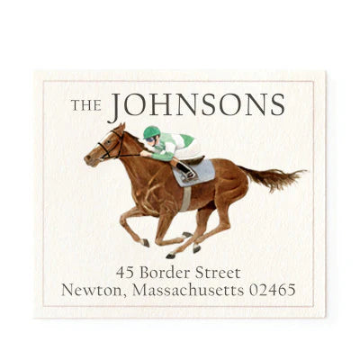 Return Address Label - Saratoga Eleven