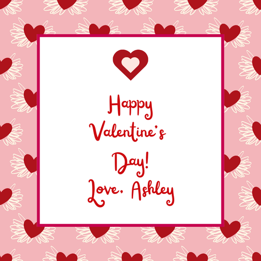 Mimi Paper Sticker - Boho Hearts Valentine