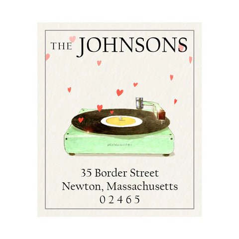 Return Address Label - For the Record