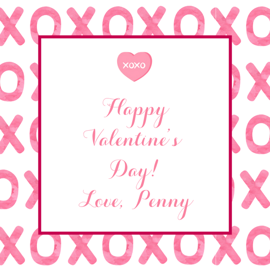 Mimi Paper Sticker - XOXO Valentine