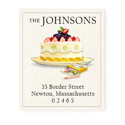 Return Address Label - Cake And Many More
