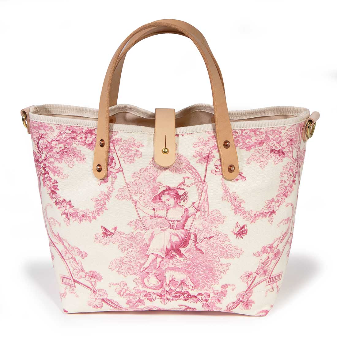 Toile Mini Tote - French Rose