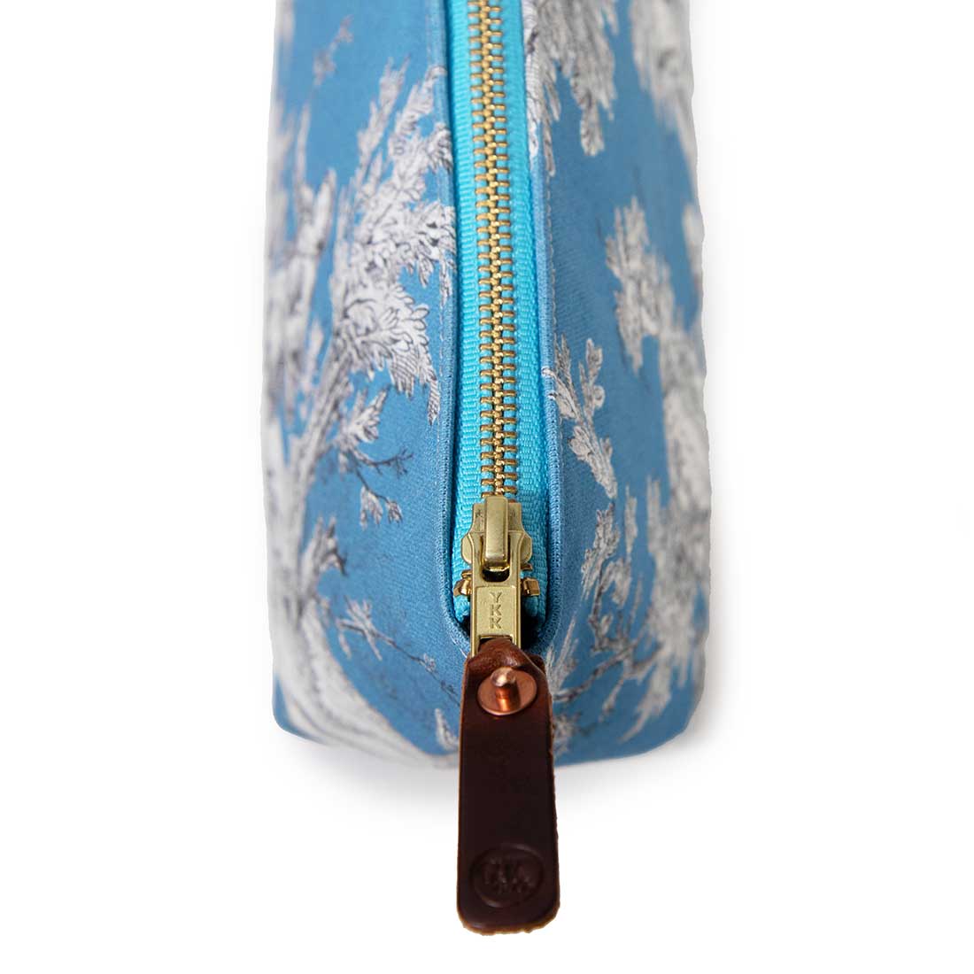Toile Travel Clutch Cerulean
