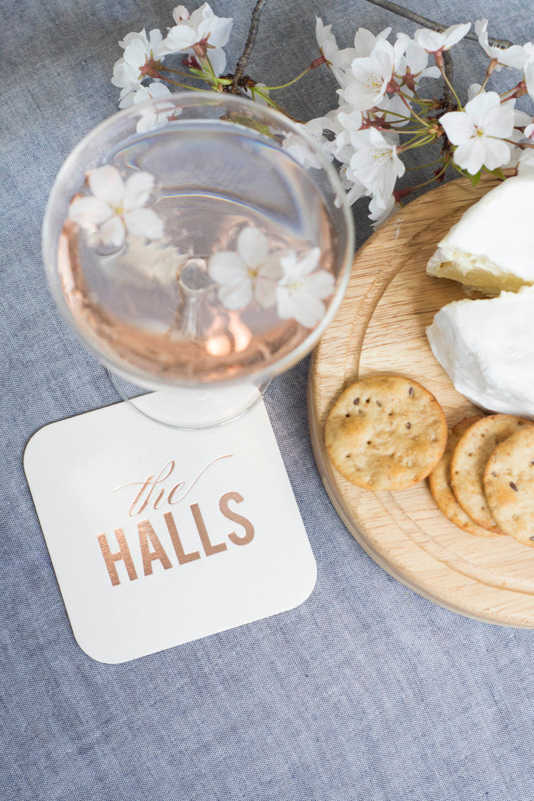 Letterpress Coaster - M128