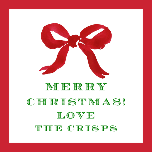 Mimi Paper Holiday Sticker - Bow