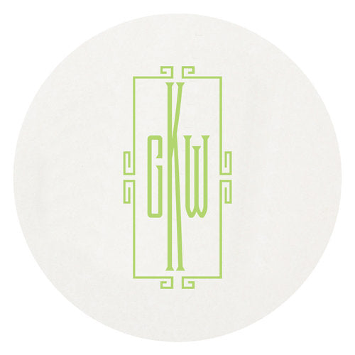 Letterpress Coaster - M153