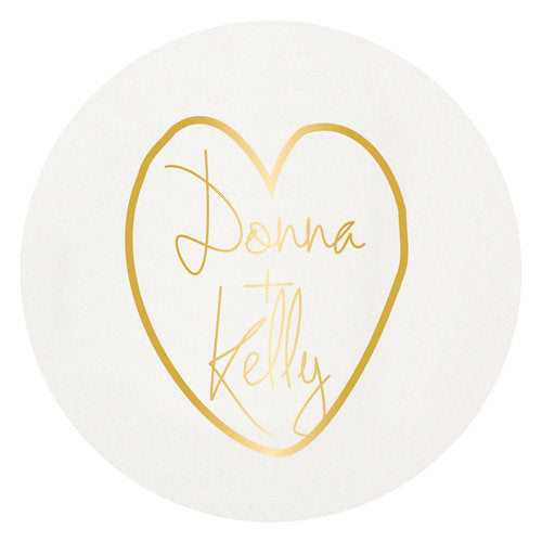 Letterpress Coaster - M66 Heart