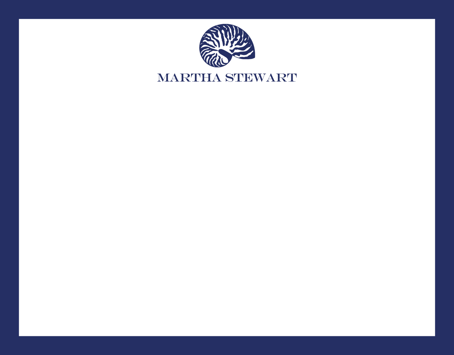 Mimi Paper Flat Note Personalized - Shell