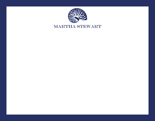Mimi Paper Flat Note Personalized - Shell