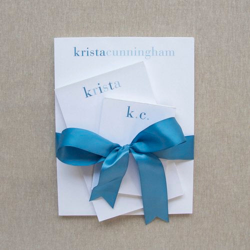 Set of Notepads - Shaded Blues