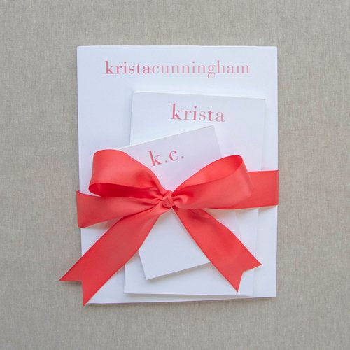Set of Notepads - Shaded Pinks