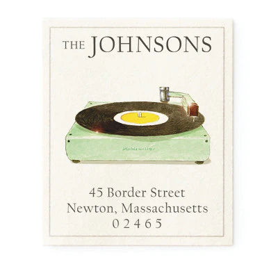 Return Address Label - For the Record