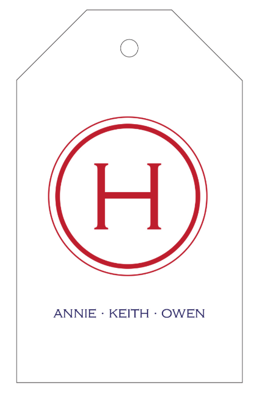 Letterpress Tag - T148