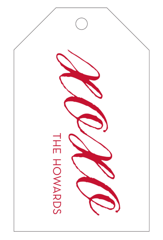Letterpress Tag - T77
