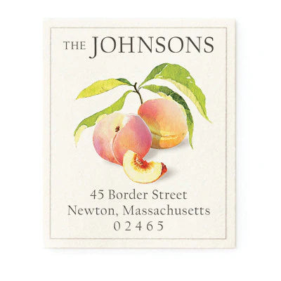 Return Address Label - Juicy Peaches