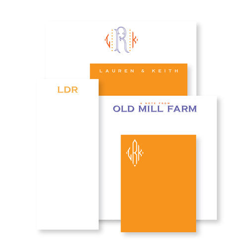 HP Luxe Set of Notepads - Orange