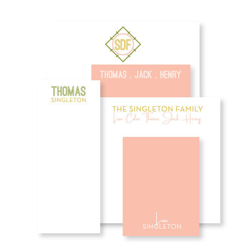 HP Luxe Set of Notepads - Peach