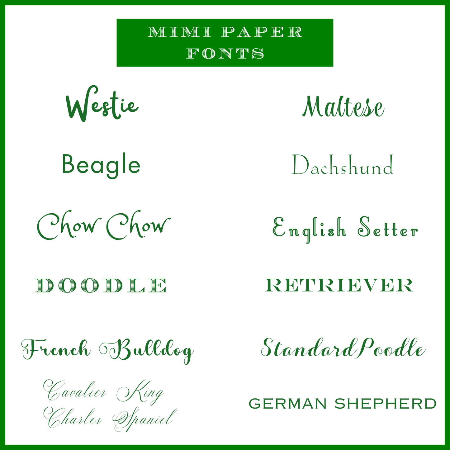 Mimi Paper Gift Tag Personalized - Mahjong 2