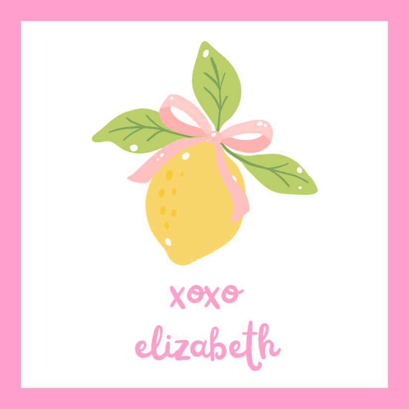 Mimi Paper Sticker - Lemons
