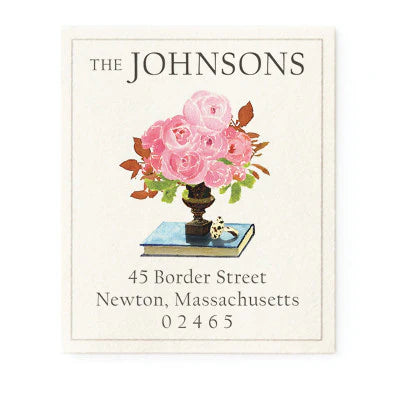 Return Address Label - More Roses