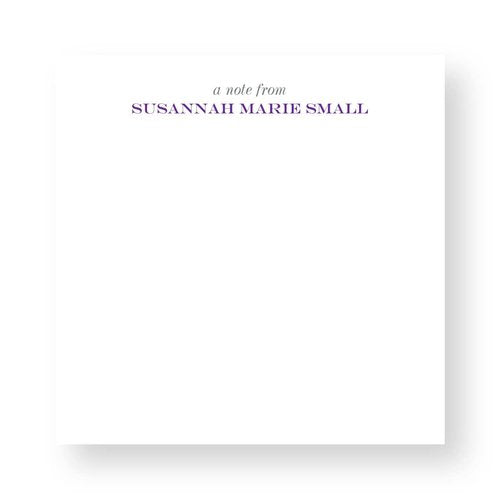 HP Notepad - A Note From