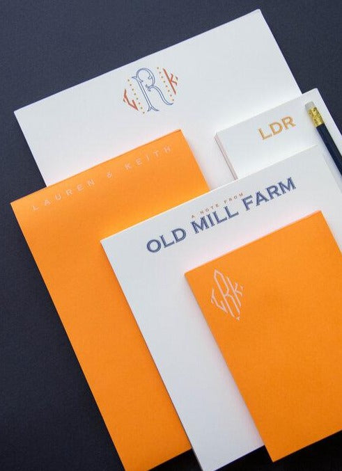 HP Luxe Set of Notepads - Orange