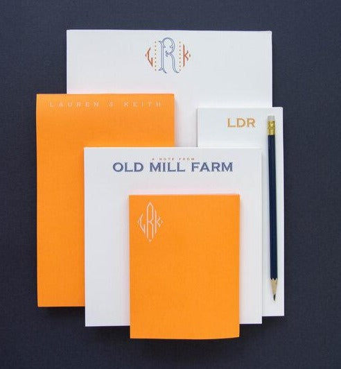 HP Luxe Set of Notepads - Orange