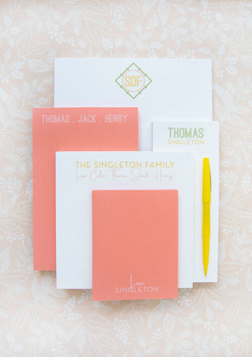 HP Luxe Set of Notepads - Peach
