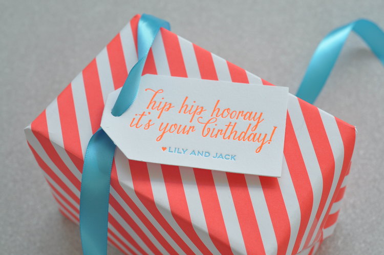 Letterpress Tag - T26