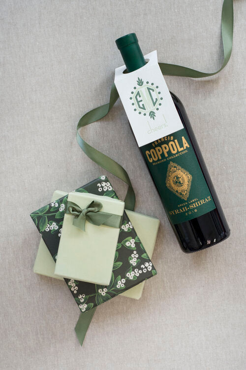 Letterpress Wine Tag - W380