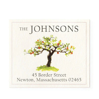 Return Address Label - Peach Tree